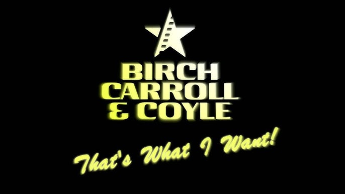 Birch Carroll & Coyle "That's What I Want!" Custom Bumpers