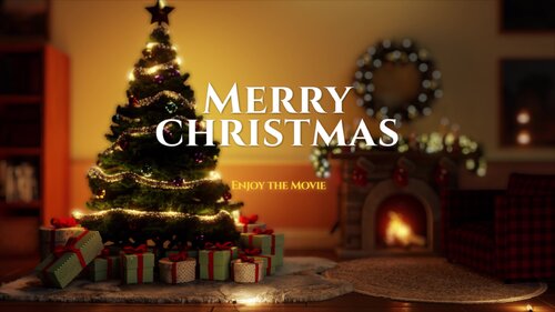 PreShow Holiday Bumper:  Christmas by the Fireplace - Enjoy the Movie Bumper